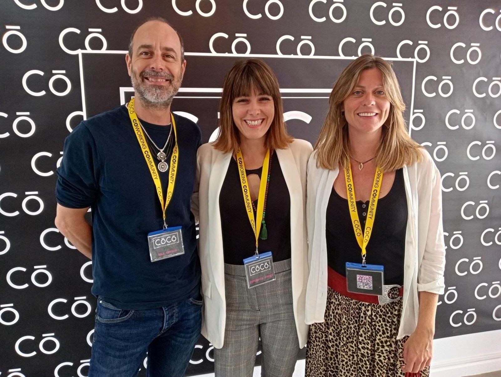 Raúl Ortega, Bea de Osma y Esperanza Jiménez, los tres sanluqueños impulsores del primer coworking tecnológico de la provincia de Cádiz.