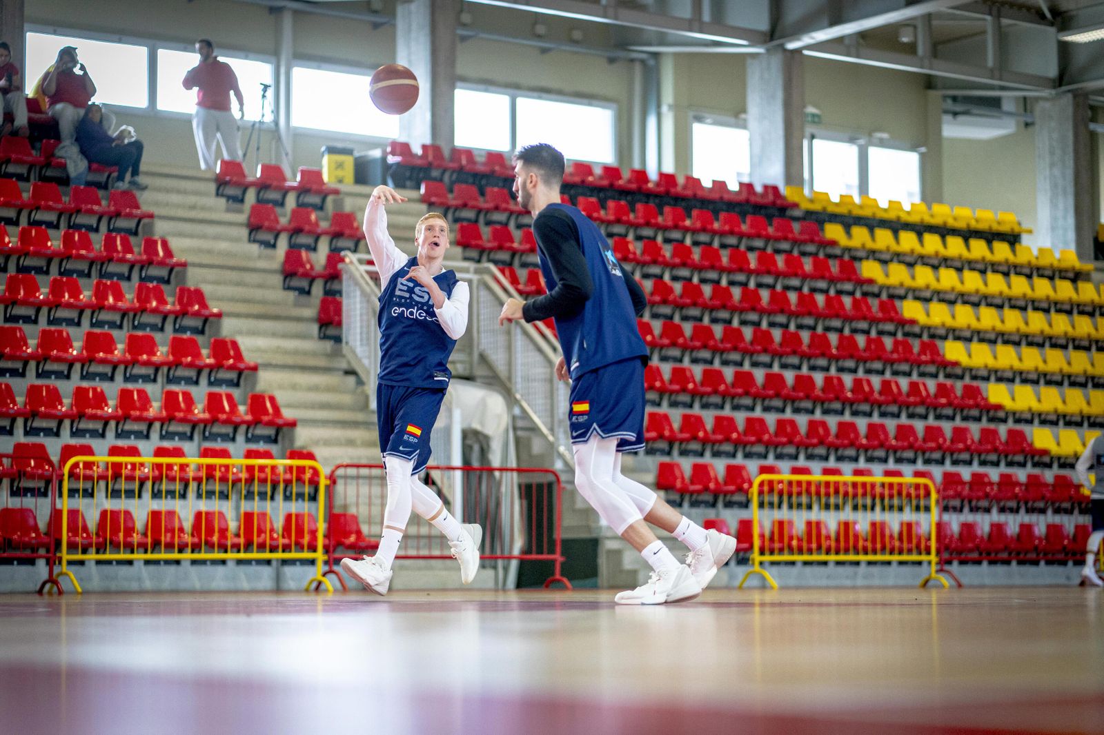 Buen rollo de la selección 'malagueña' en Bolonia