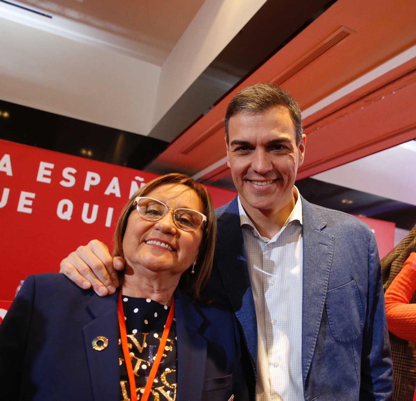 Faneca y Sánchez, en el comité federal del domingo.