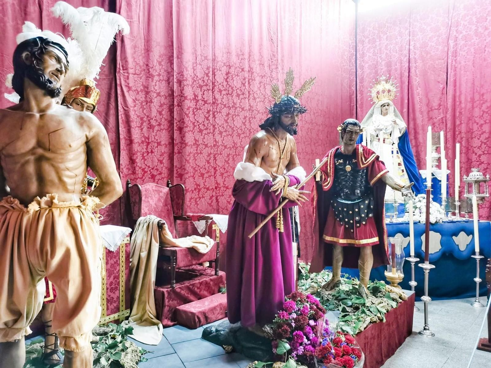 Aspecto actual del altar de veneración de La Salud.