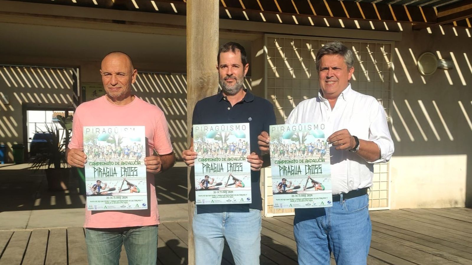 Rodríguez, Temiño y Campuzano, tras la presentacion de la prueba