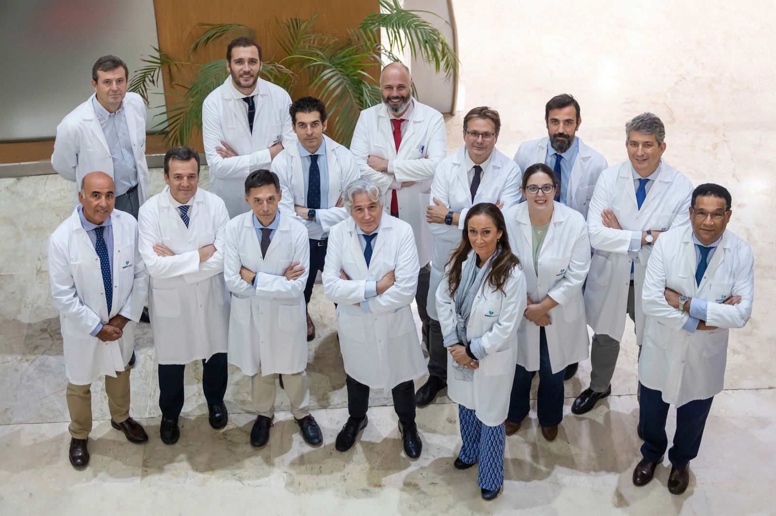 Parte del equipo del servicio de  Cirugía General y del Aparato Digestivo del Hospital Quirónsalud Infanta Luisa.