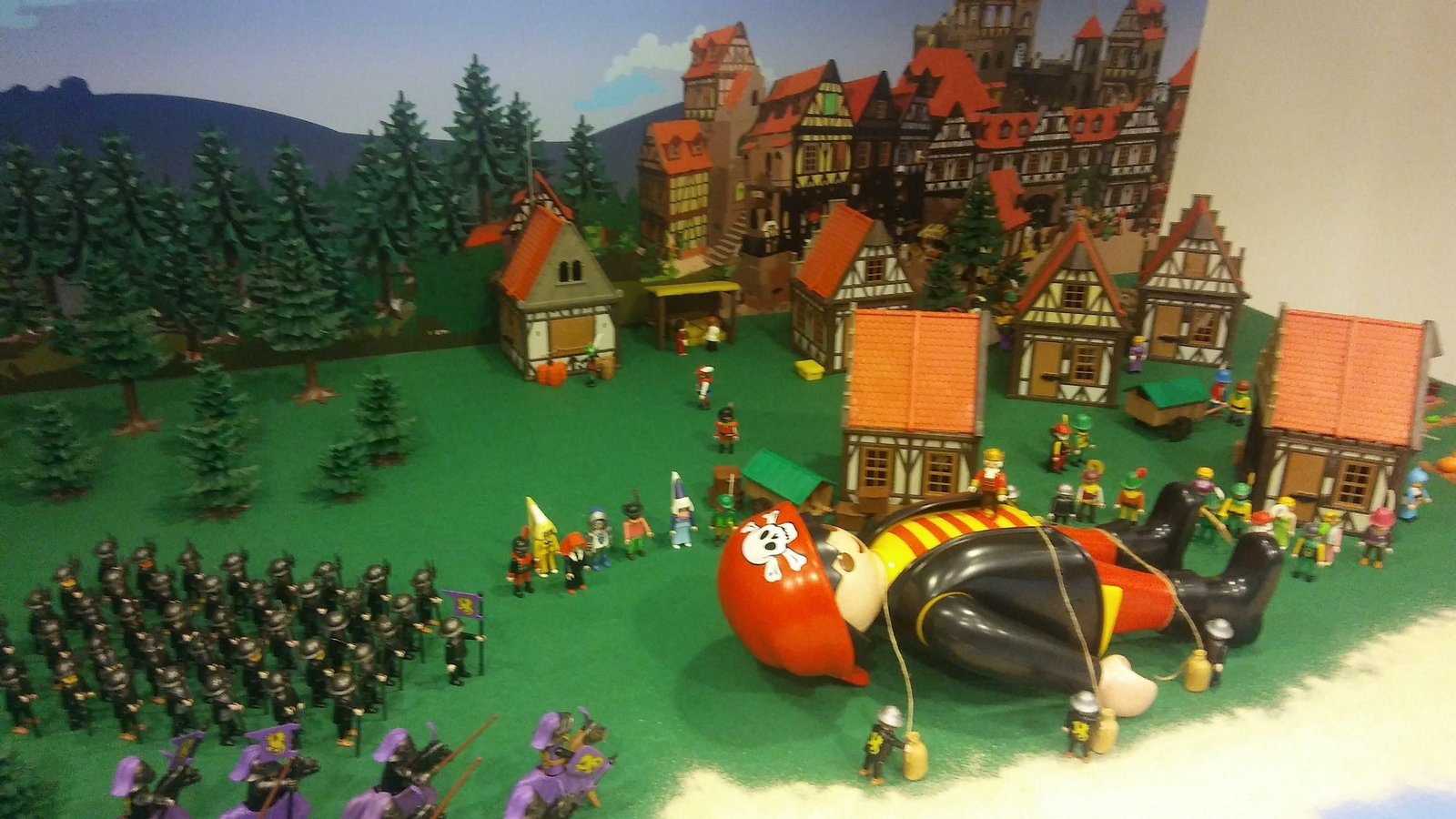Se exponen dioramas como el de 'Los viajes de Gulliver'.