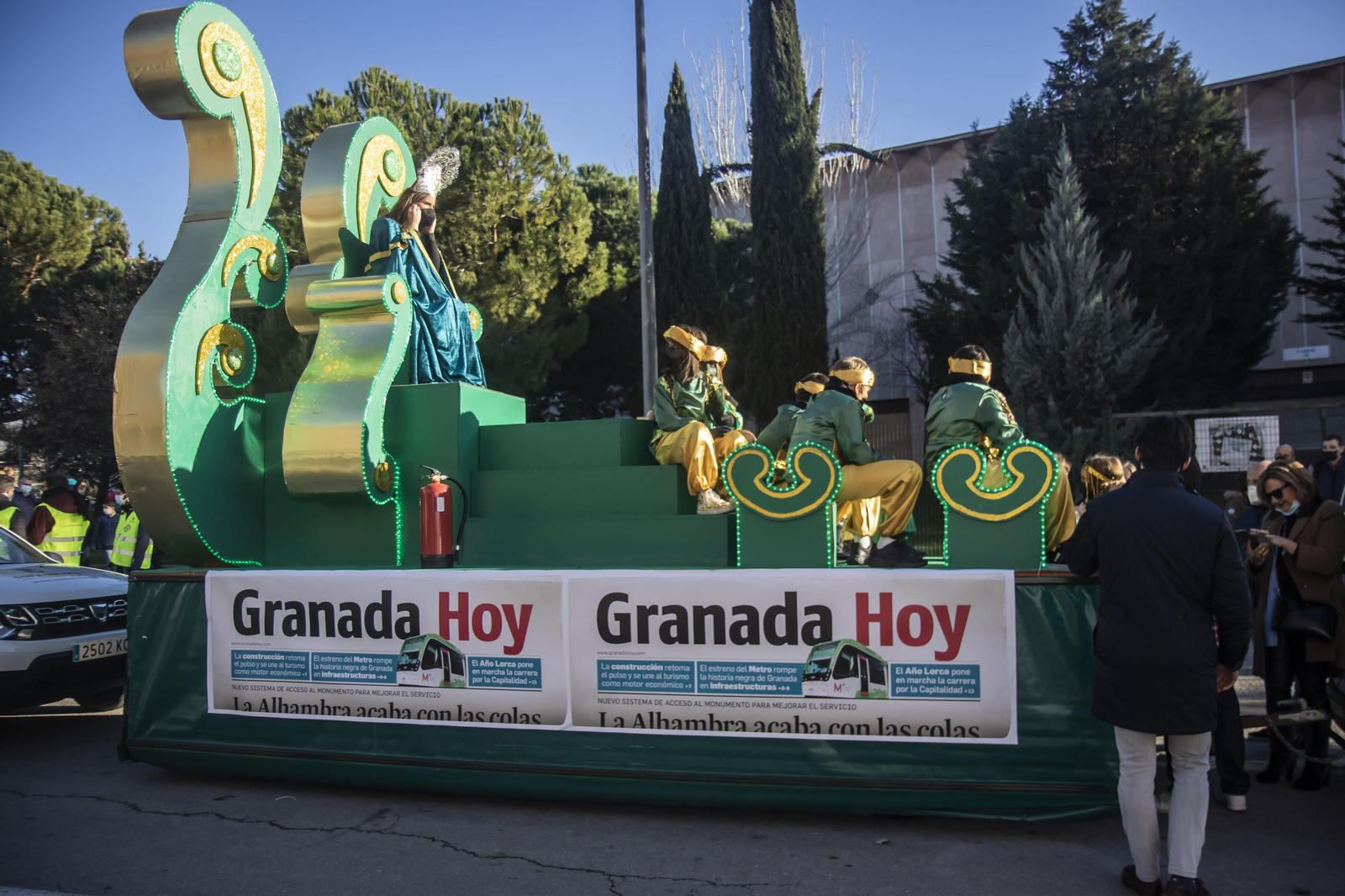 Fotos de la cabalgata de Reyes Magos de Granada 2022