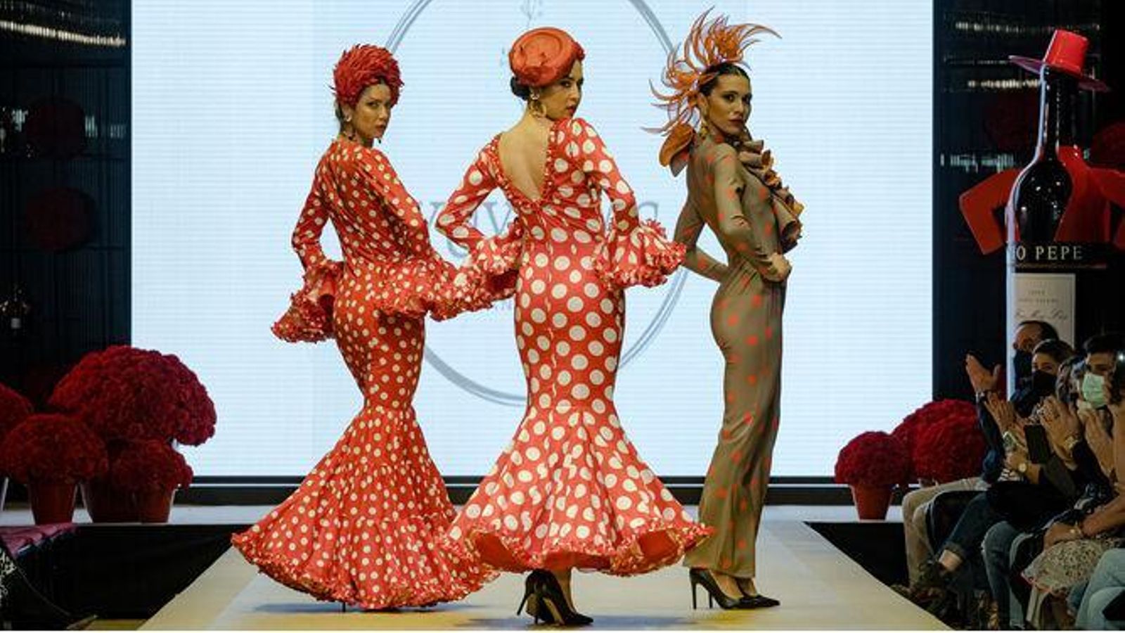 Diseños de Yuyadas vistos en la Pasarela Flamenca Jerez Tío Pepe 2022.