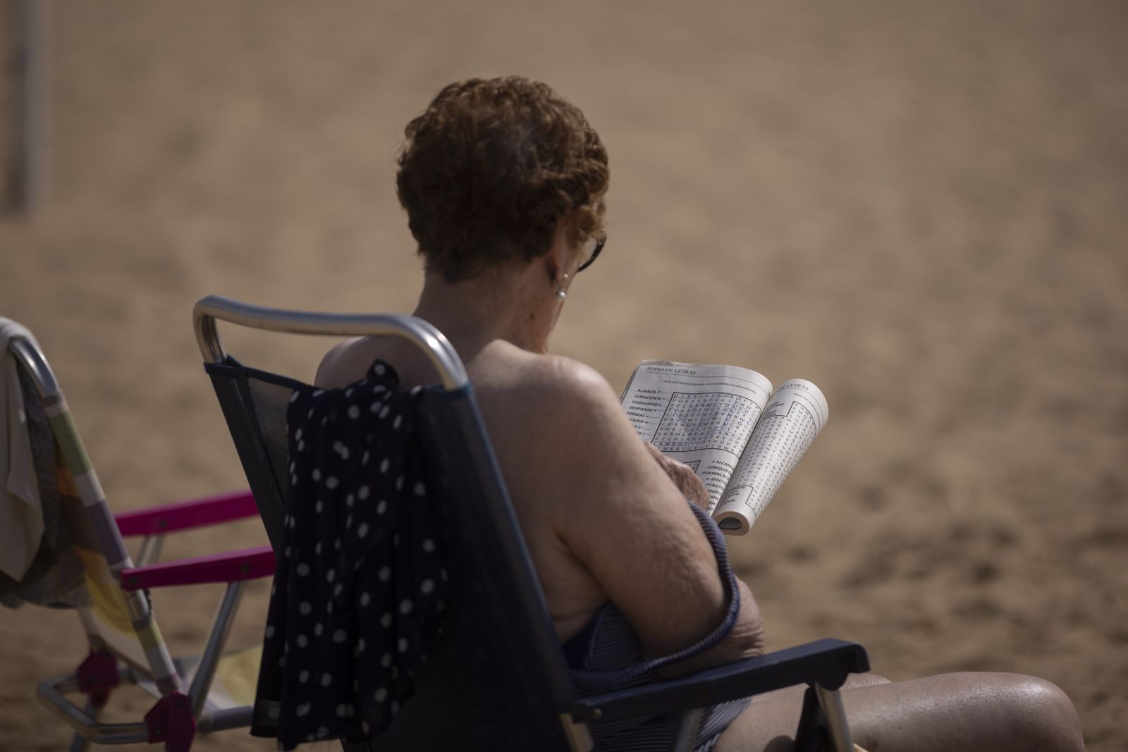 Imágenes del ambiente en las playas en este sábado 8 de abril