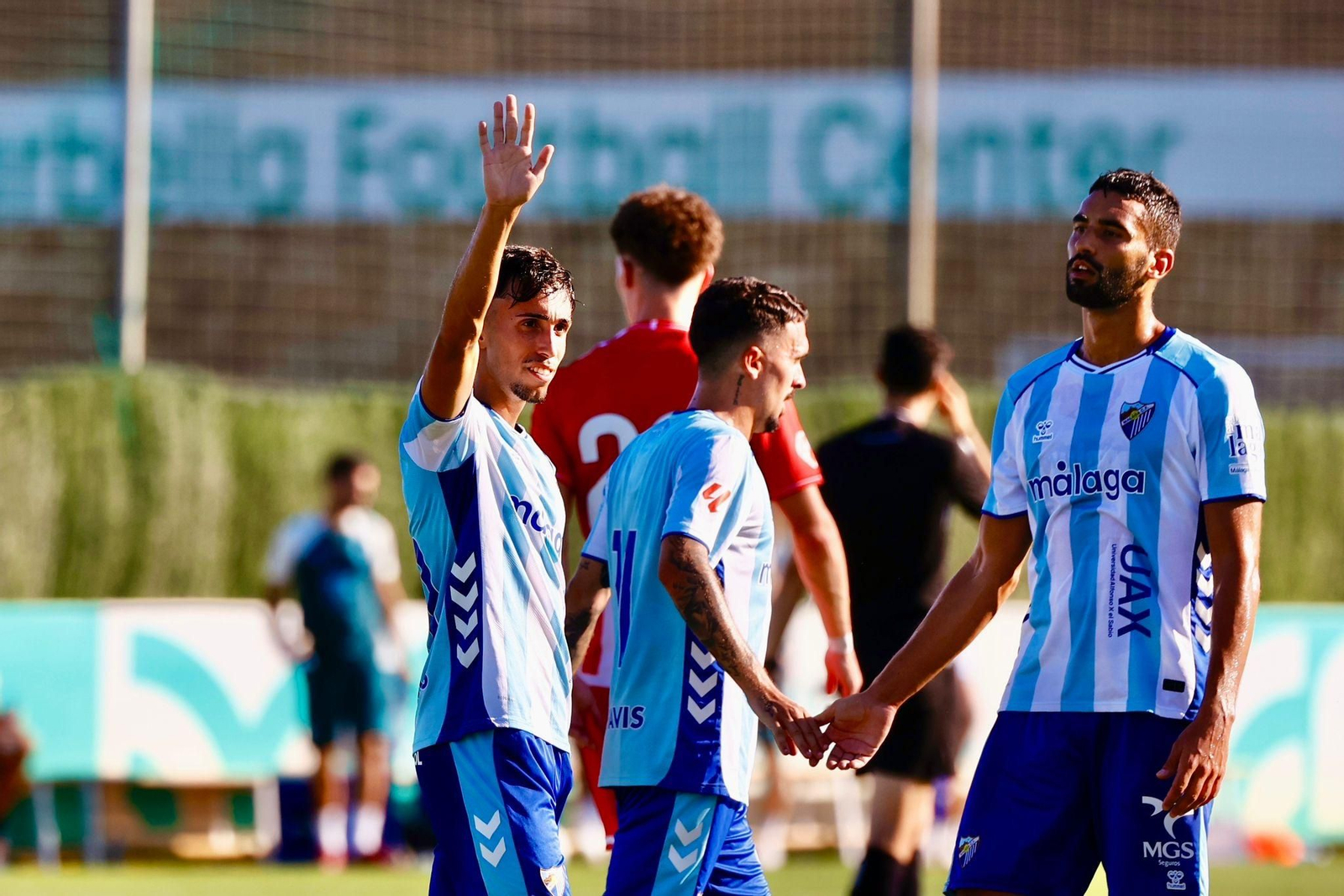 Almería-Málaga CF, en fotos
