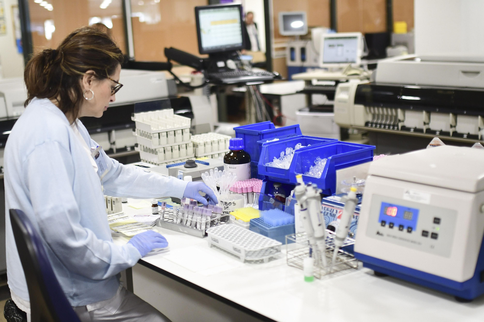 Imagen de un laboratorio de análisis clínico.