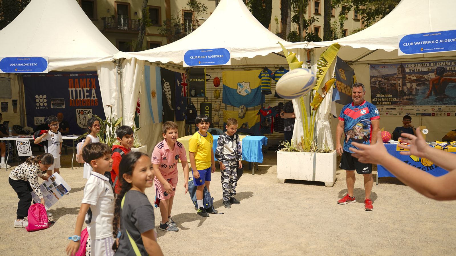 Fotos de la feria del deporte en Algeciras
