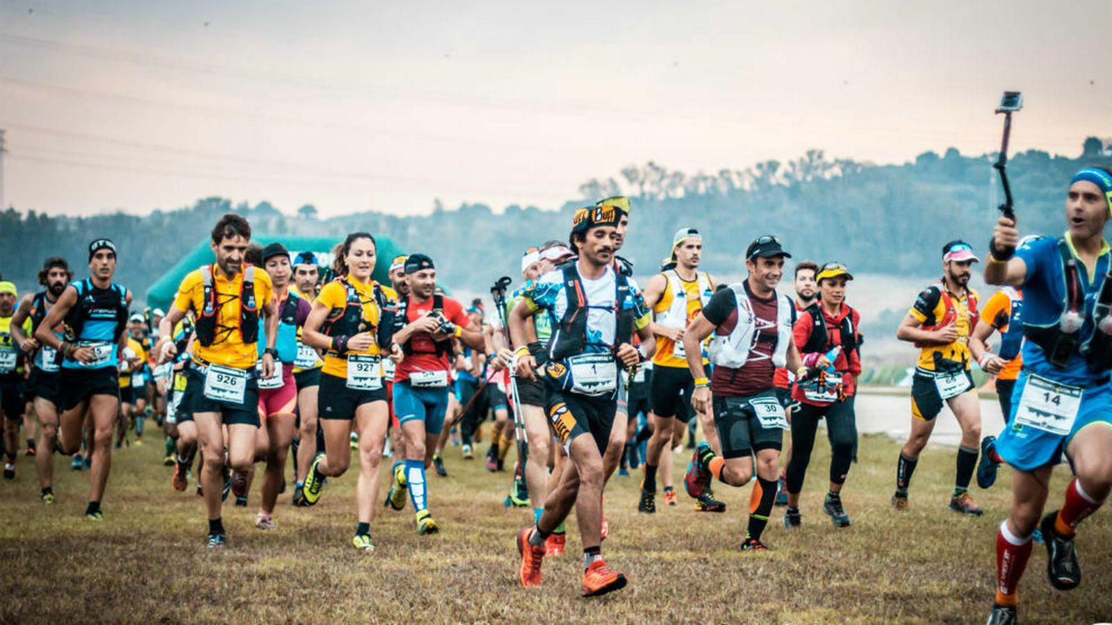 Participantes en la edición 2018 de la Euráfrica Trail