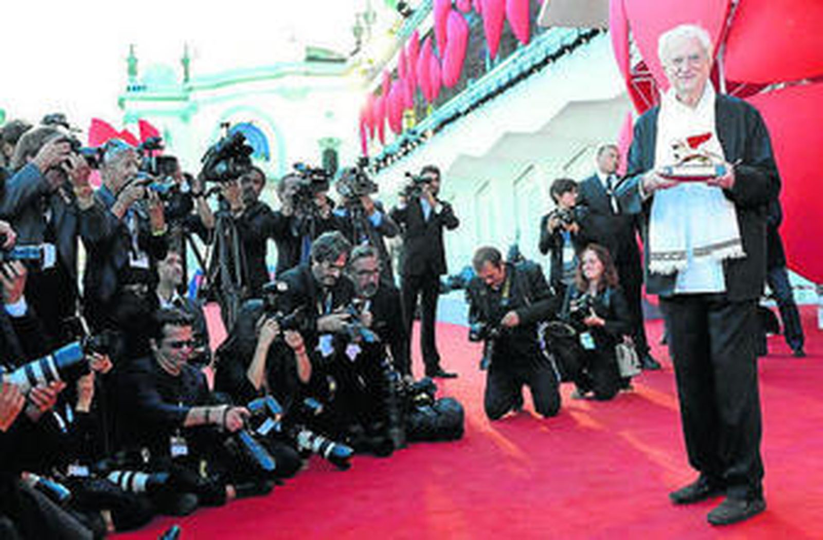 Tavernier, ayer, en Venecia.