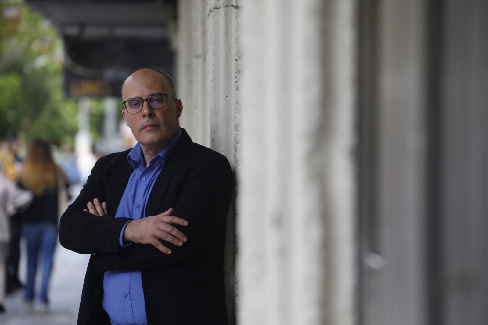 Manuel Fernández, en un momento de la entrevista con 'el Día'.