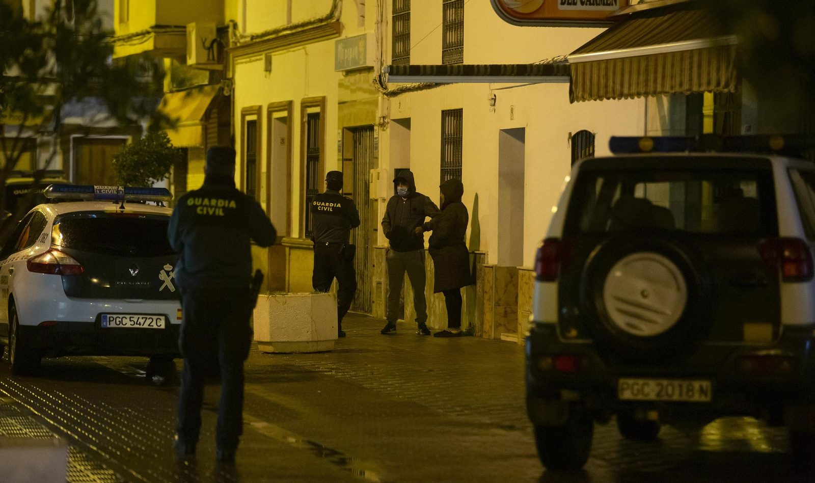 Las imágenes de la Guardia Civil investigando el asesinato de Brenes