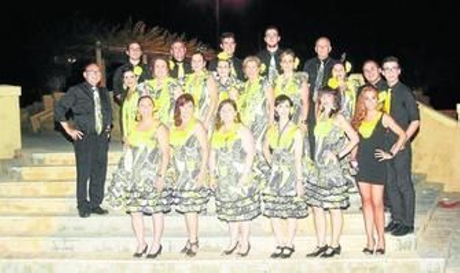 El Coro Salinero 'Virgen del Rosario' de Roquetas en una imagen de agosto de 2013.