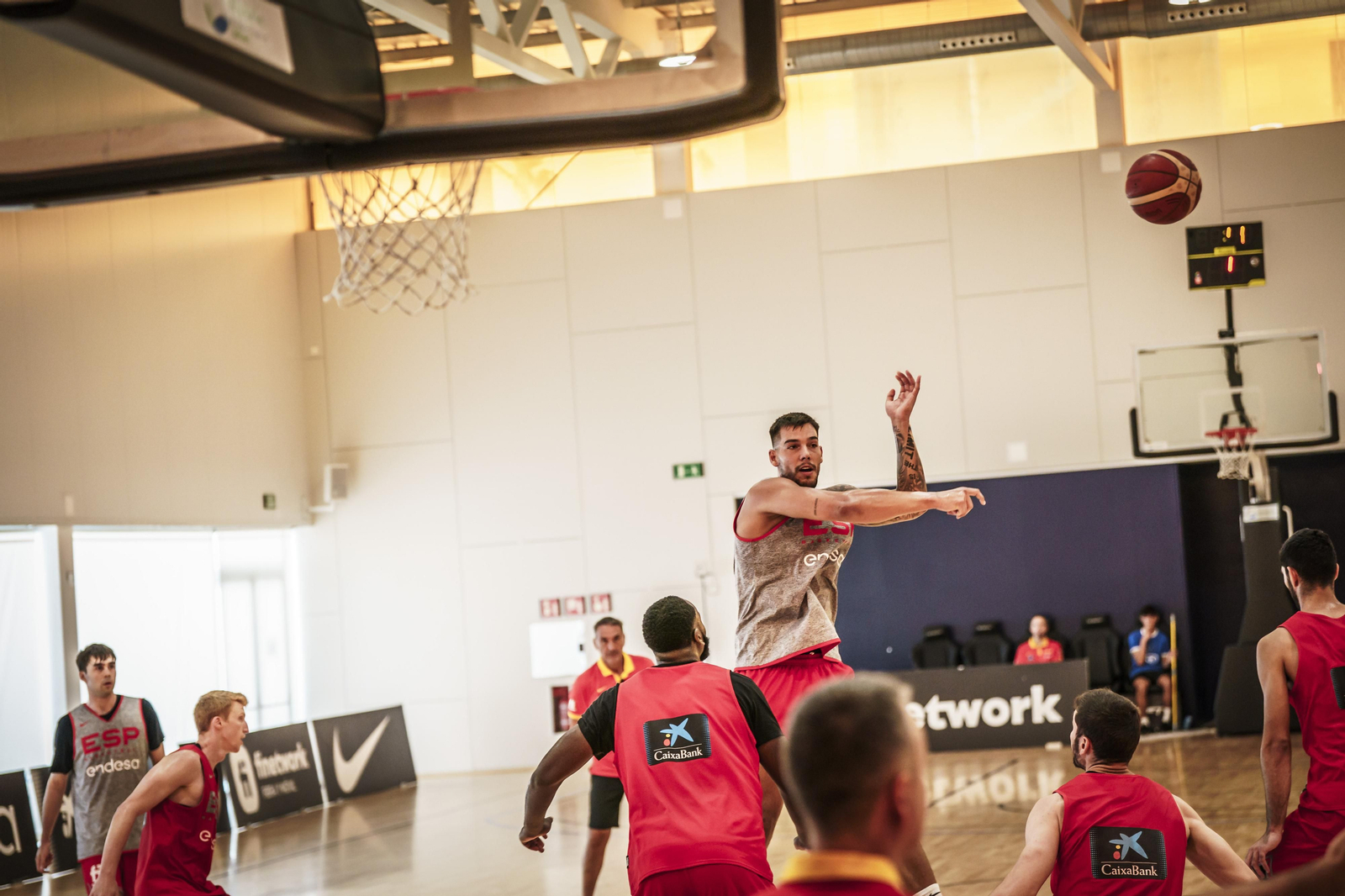 Sesión de la selección española en The Embassy