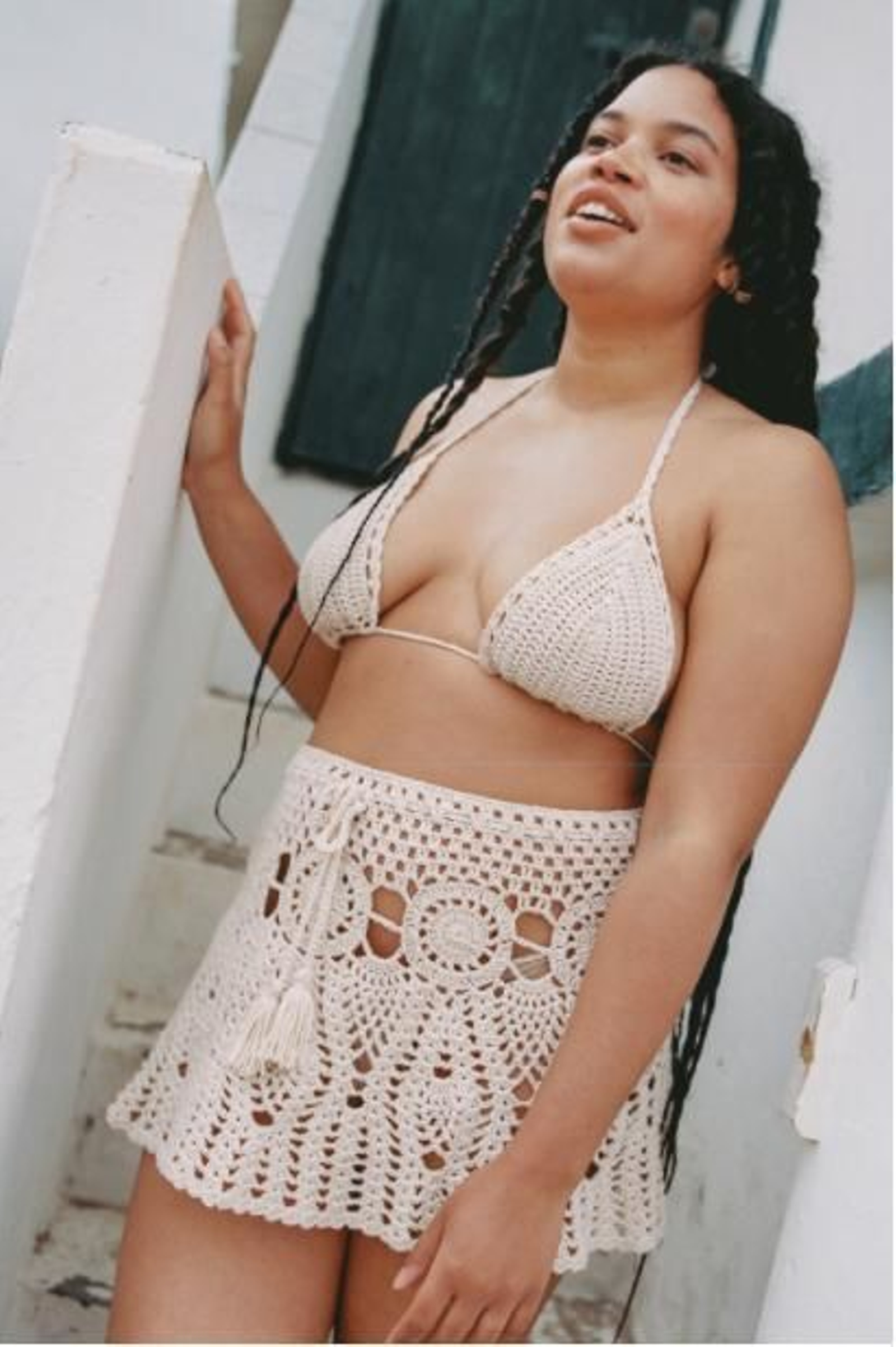 Conjunto de dos piezas de crochet de Primark.