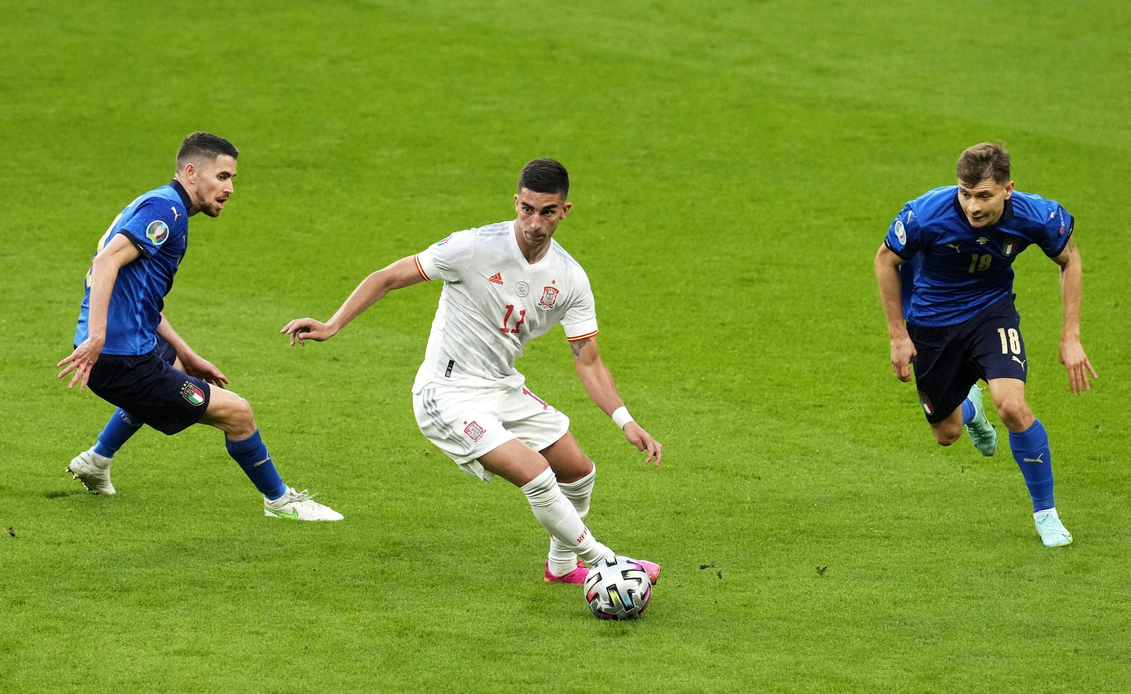 Las imágenes de la semifinal Italia-España de Eurocopa