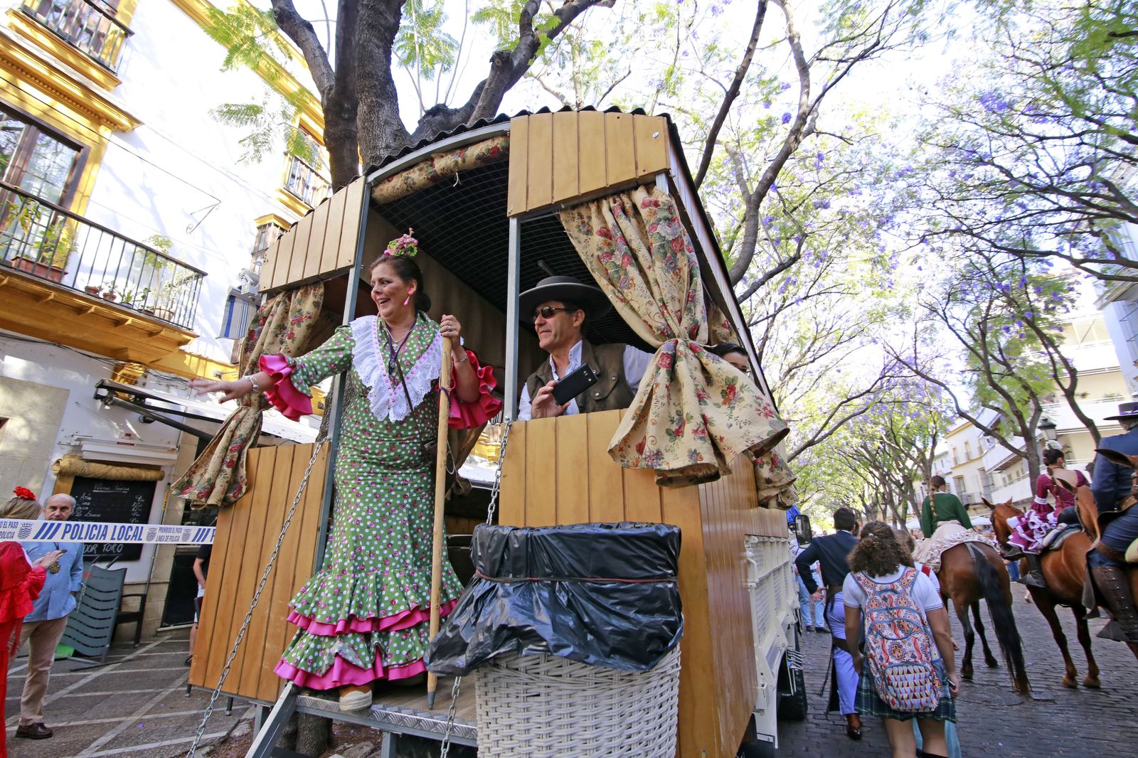 Primer día de camino de la hermandad de Jerez