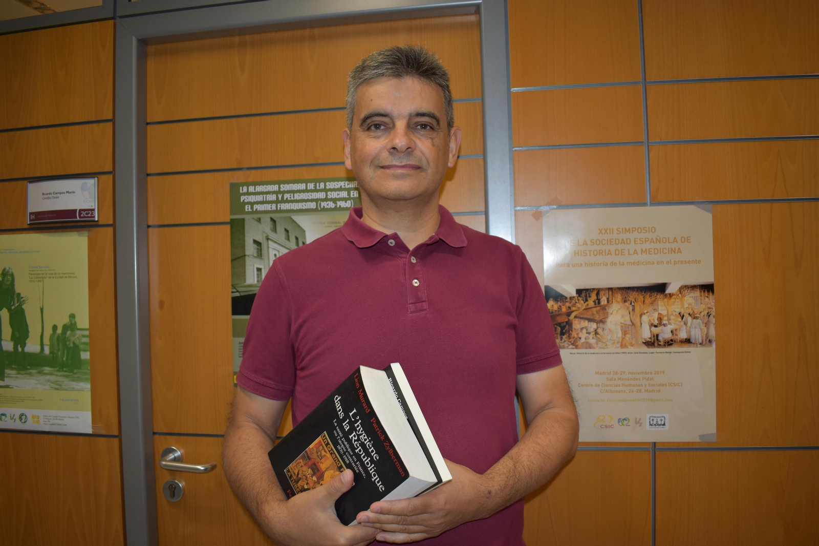 El historiador Ricardo Campos.