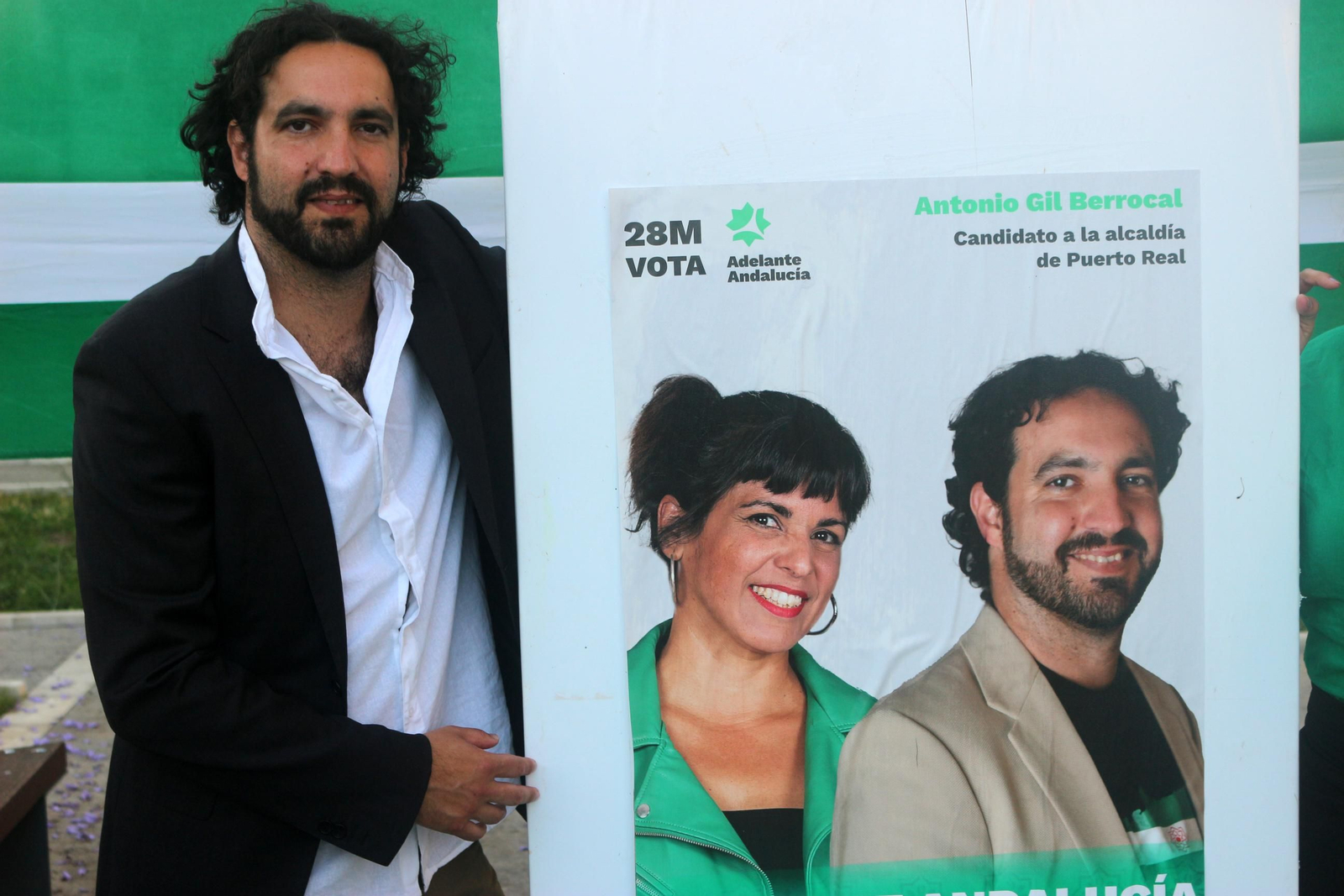 Las imágenes del comienzo de la campaña electoral en Puerto Real