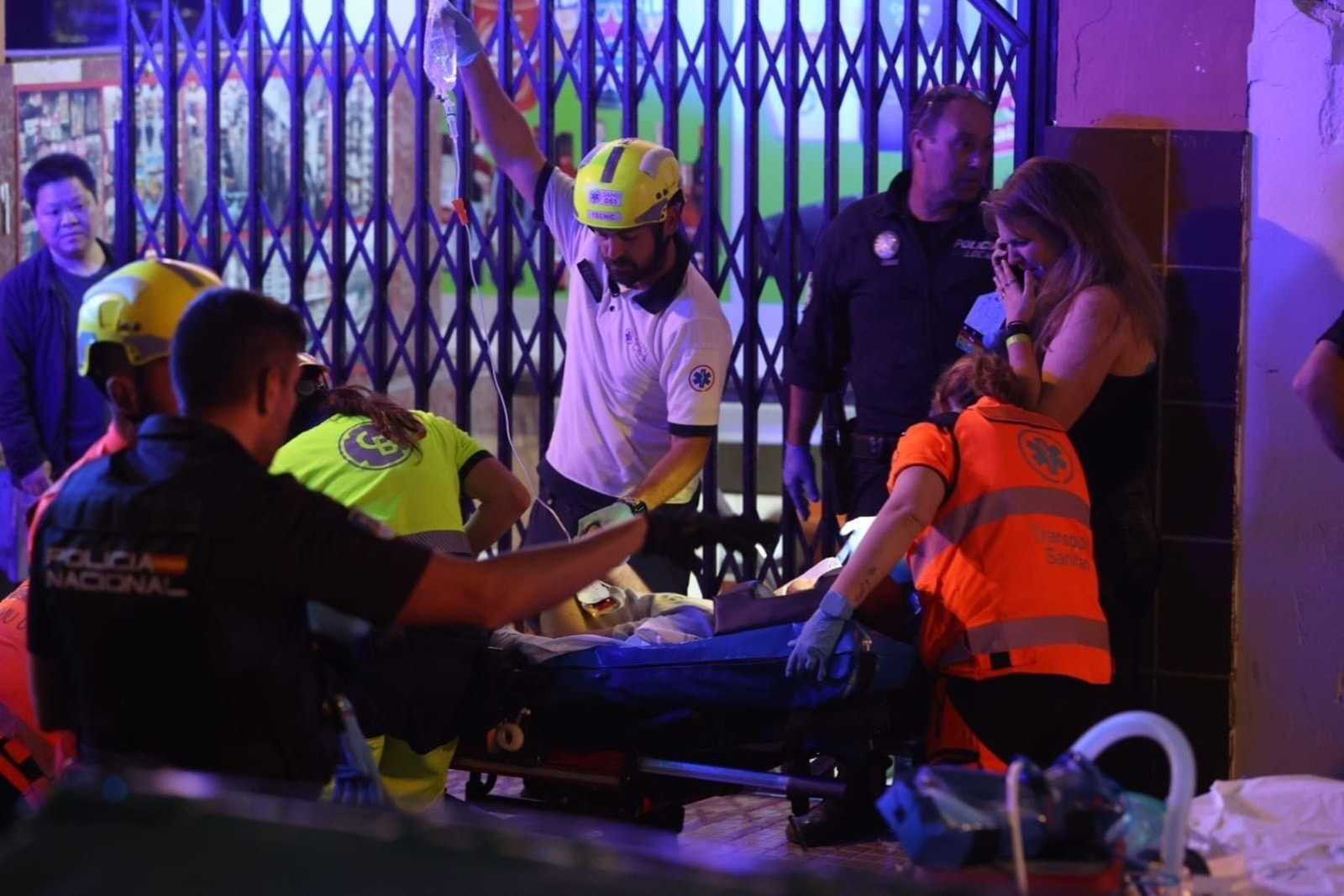 Las imágenes del derrumbe del restaurante en Palma