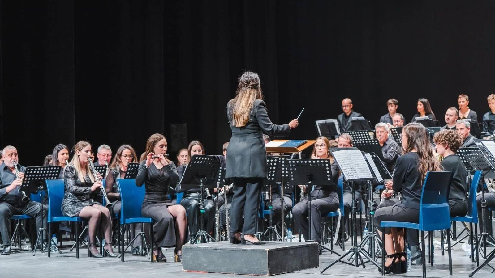 Banda Municipal de Música de Aracena en concierto.