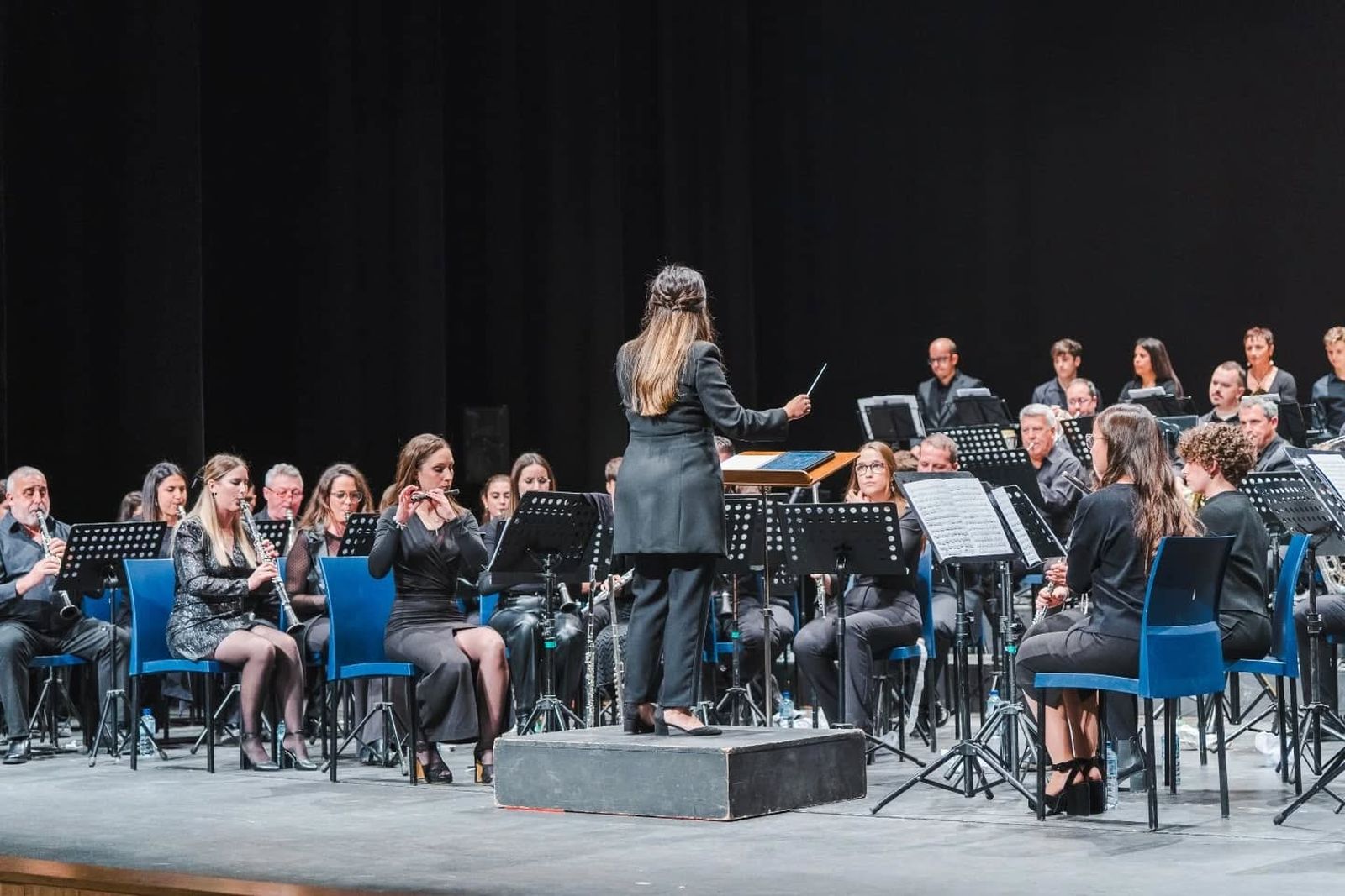 Banda Municipal de Música de Aracena en concierto.