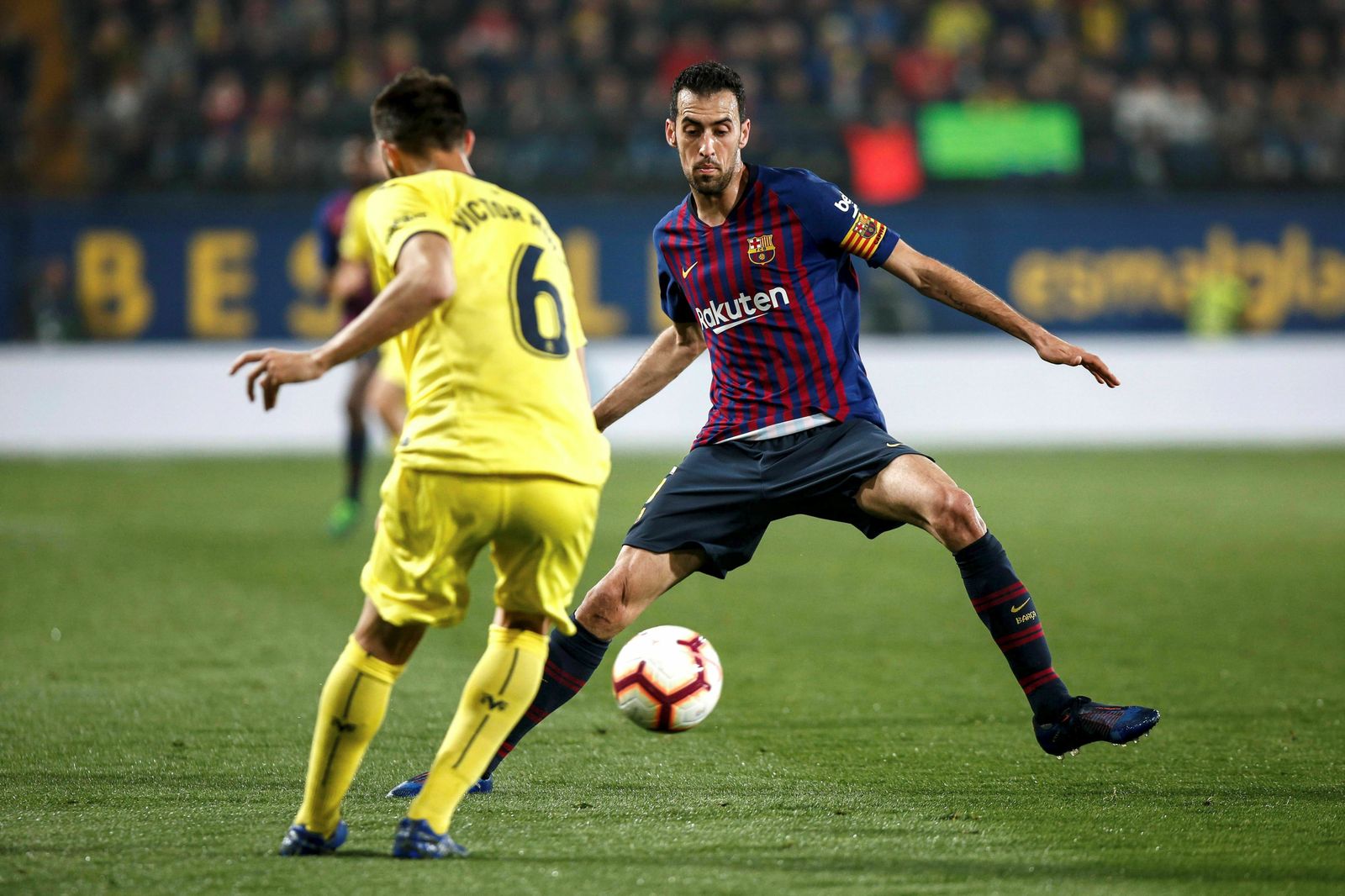 El Villarreal-Barcelona, en imágenes