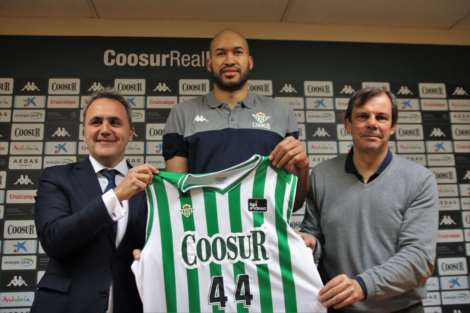 Jerome Jordan, en su pasada presentación como jugador verdiblanco.