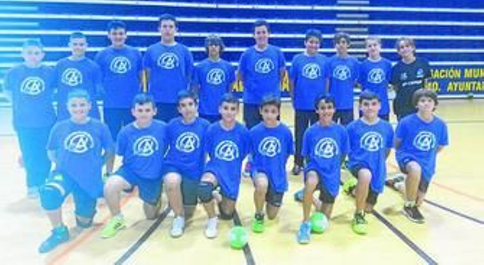 Piantilla del alevín femenino del Ciudad de Algeciras.