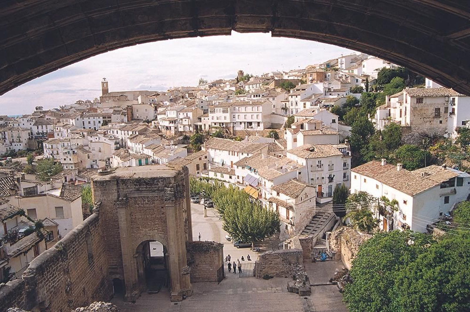 Vistas de Cazorla desde la parte superior de las Ruinas de Santa María.
