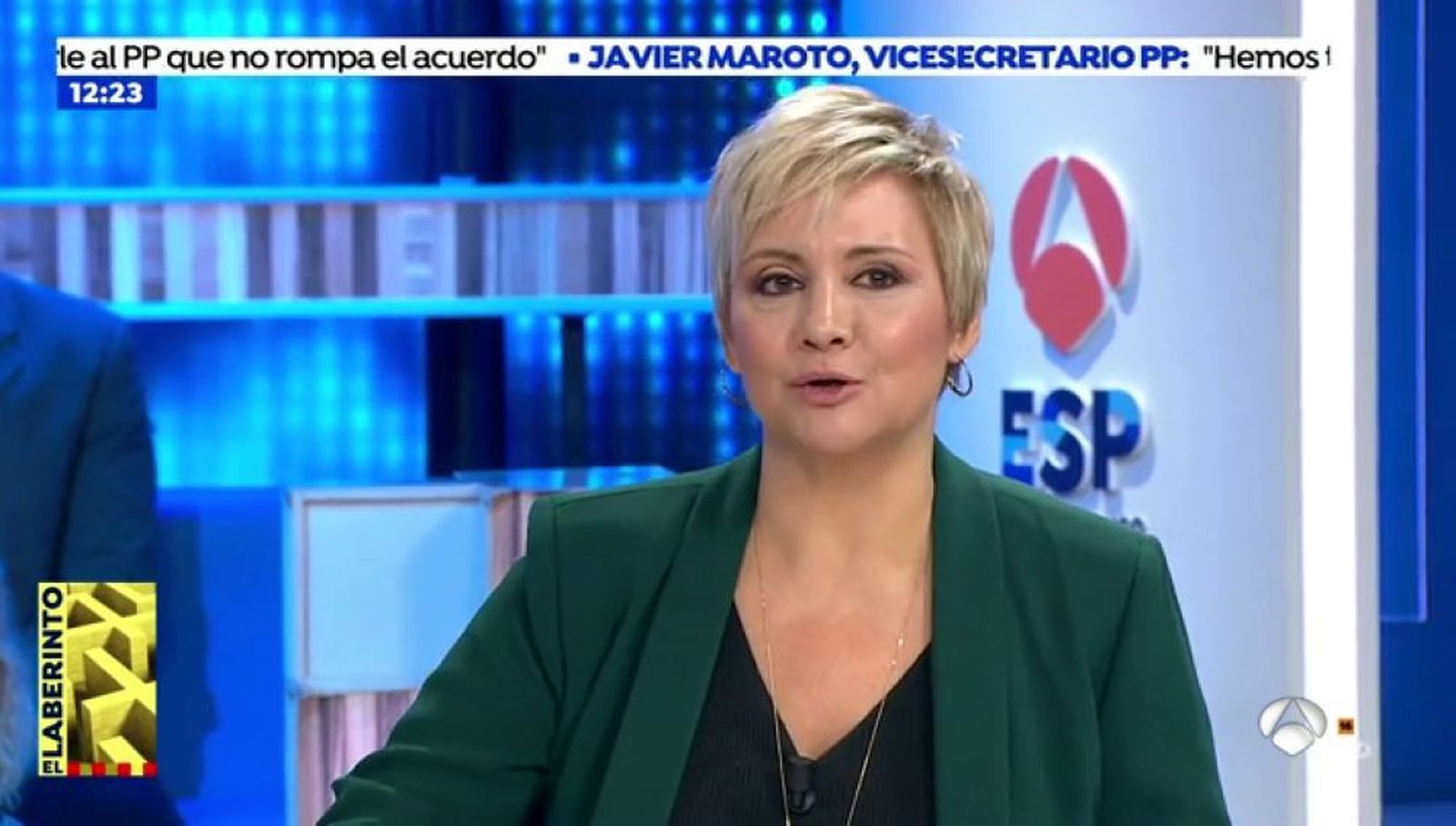 Gloria Serra en el programa de Antena 3 'Espejo público'