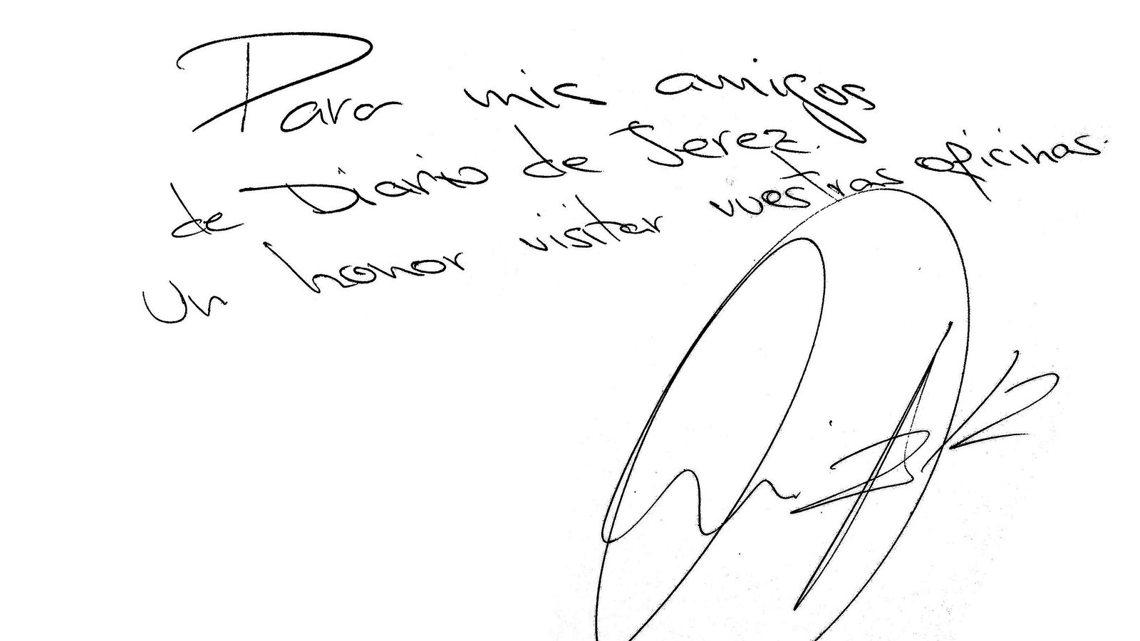 La firma de Xavi Forés en el Libro de Forés