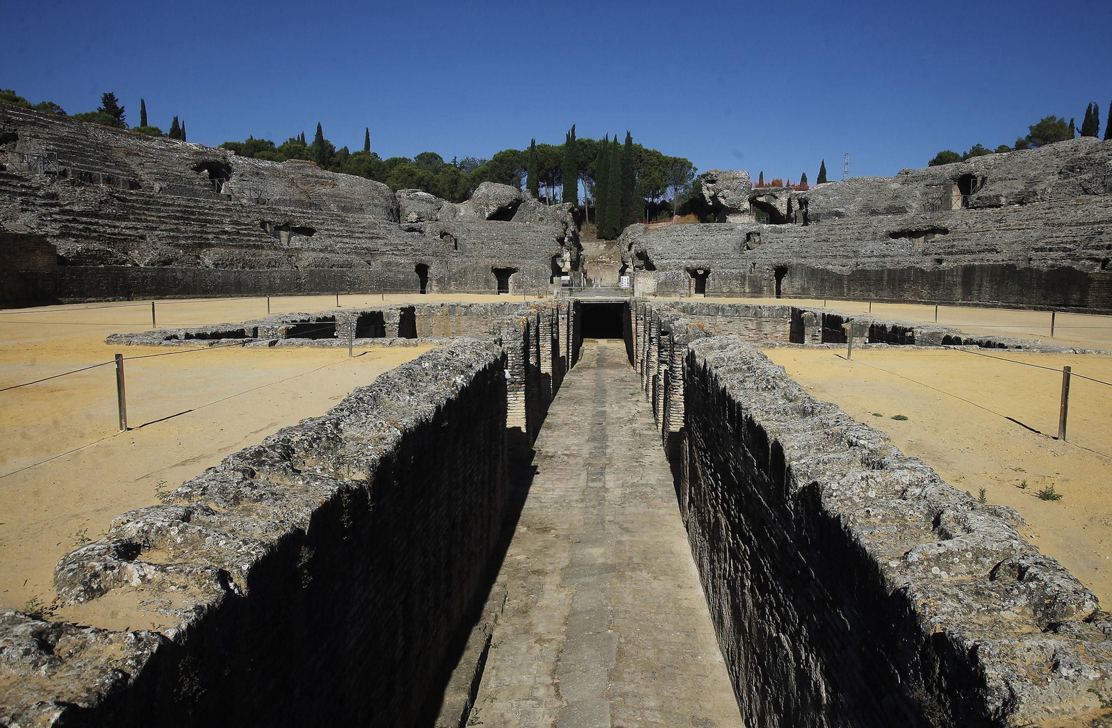 El anfiteatro de Itálica.