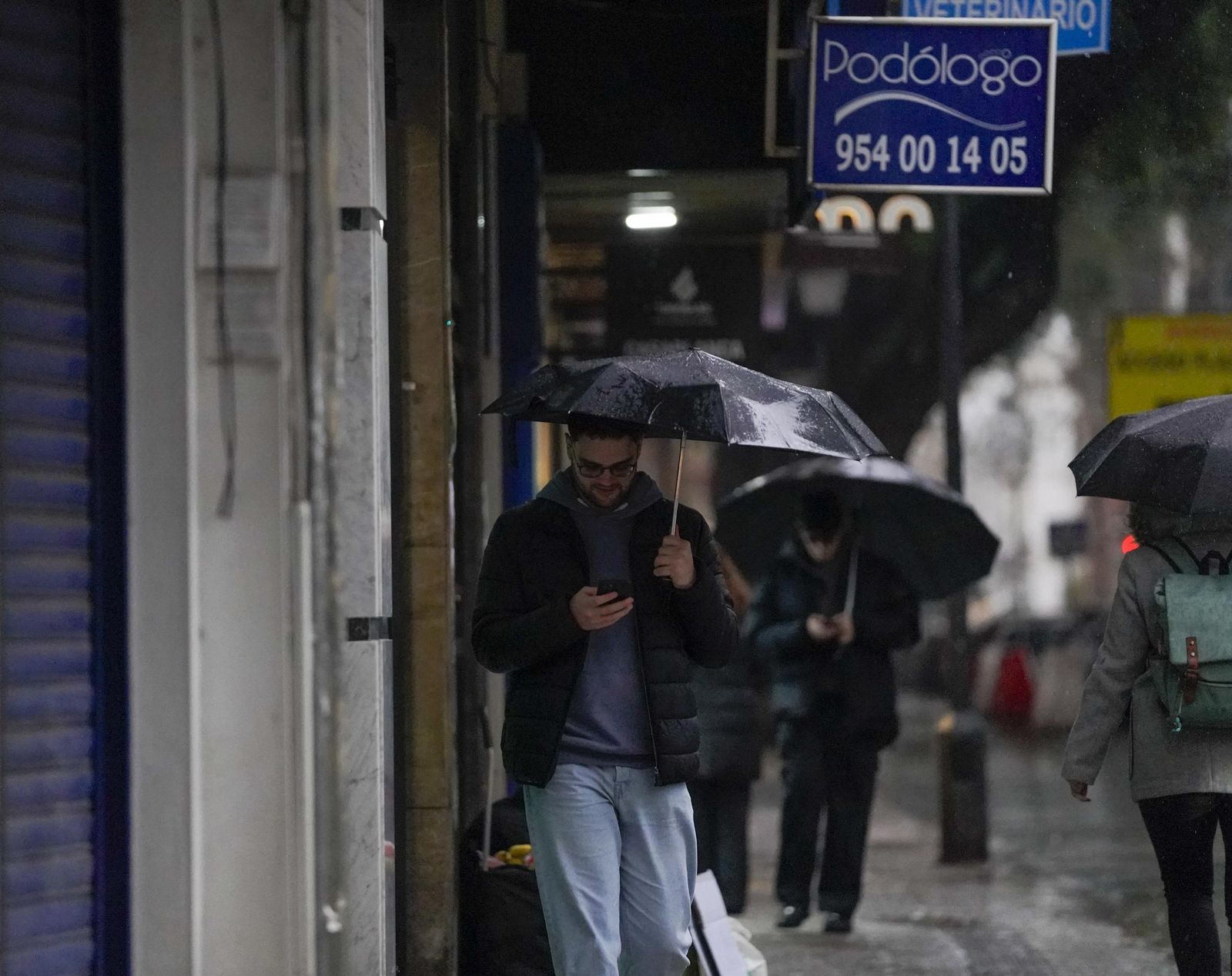 Viernes de lluvia intensa en Sevilla