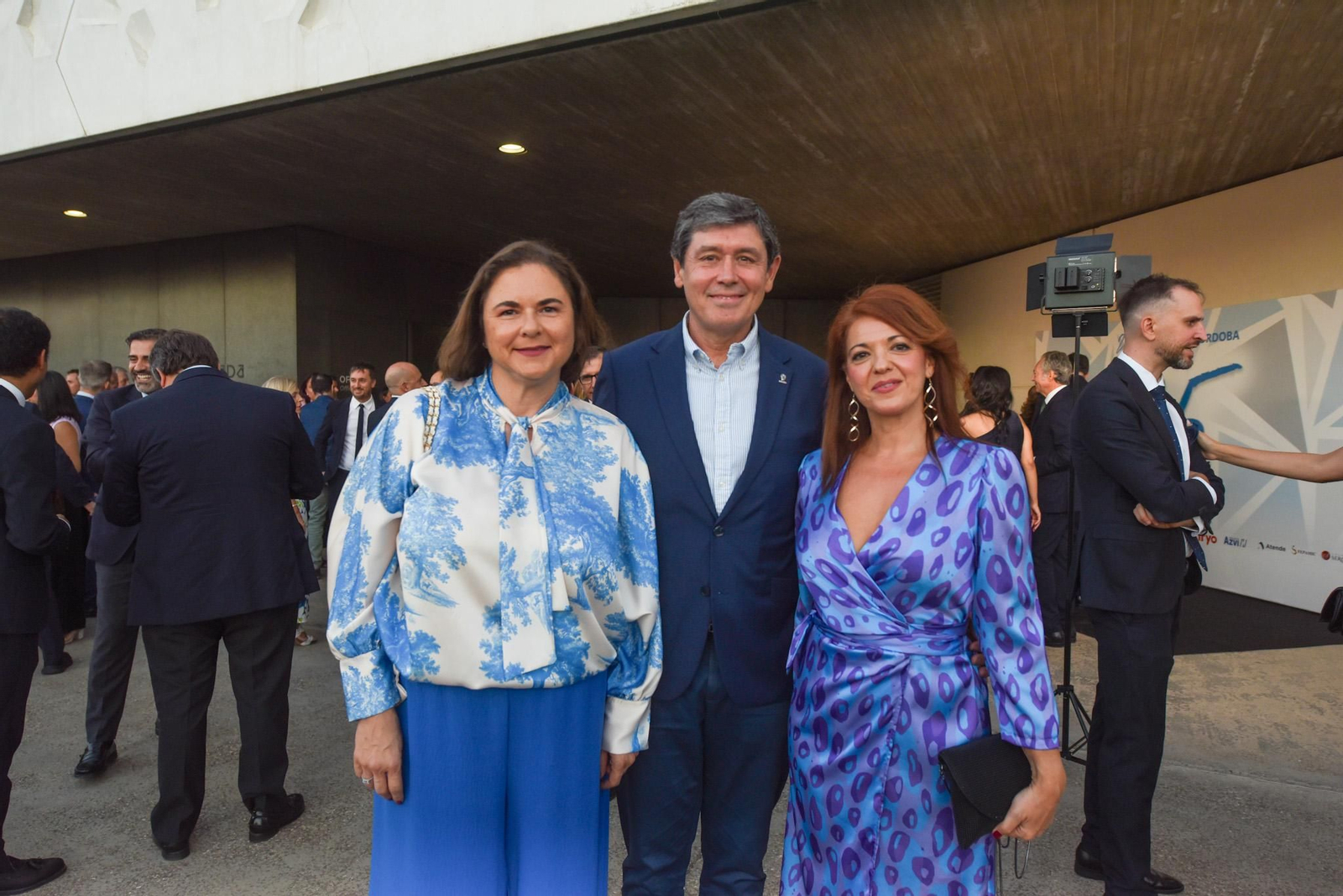 Raquel Bravo, Juan Antonio Reyes y Lola Notario.