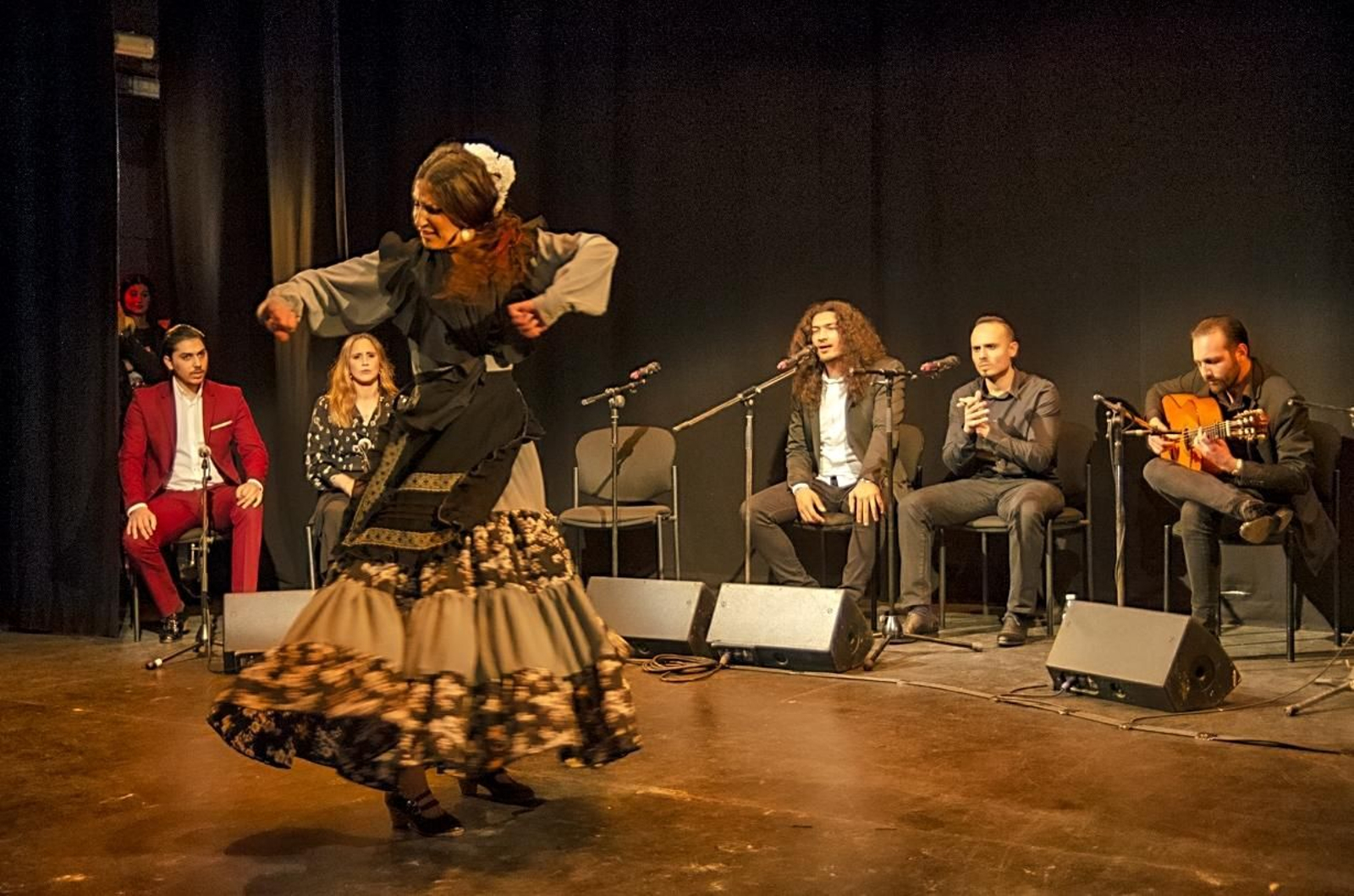 Ana Alonso durante su actuación en el homenaje a Josele