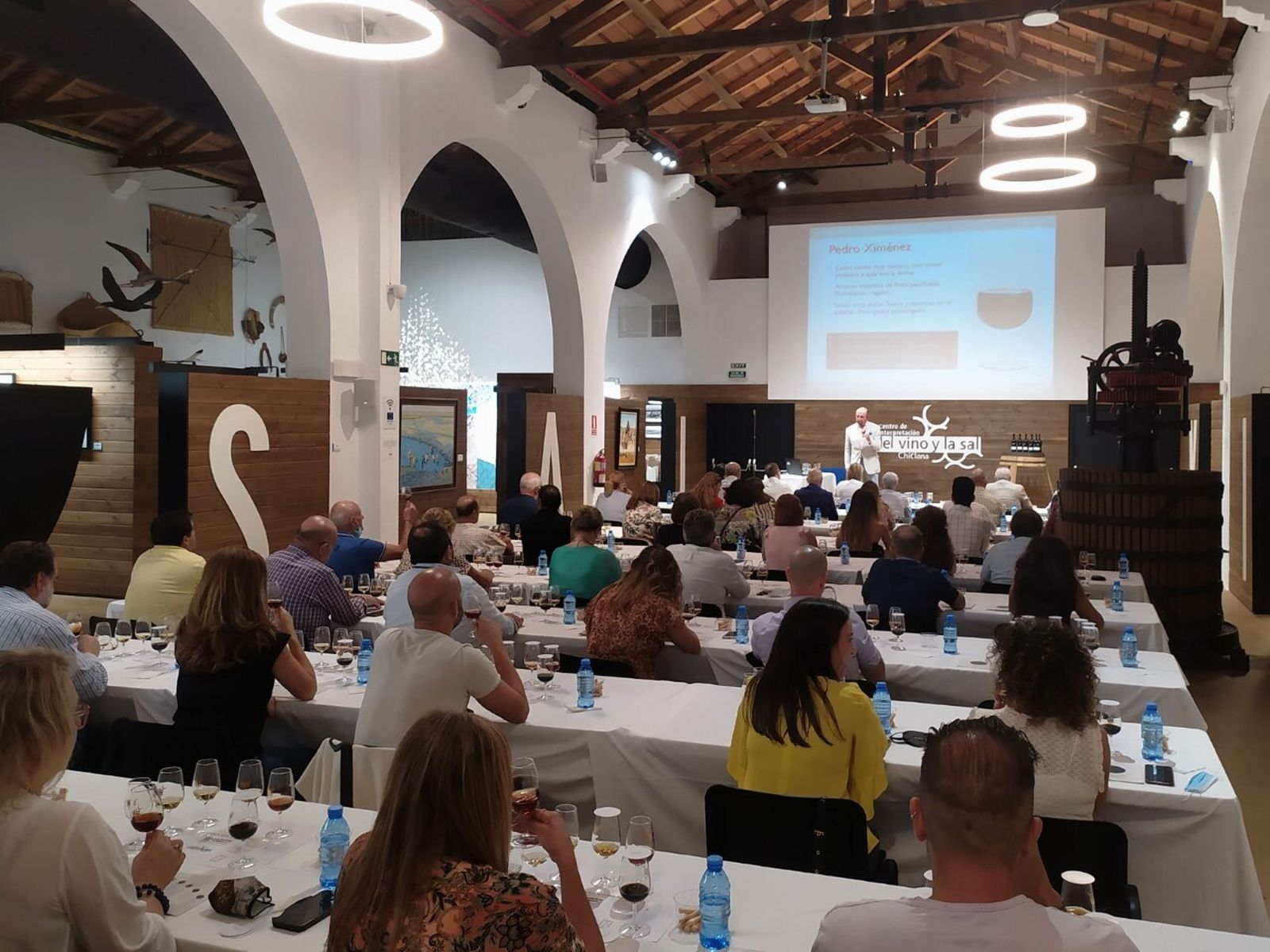 Un momento de la cata celebrada esta semana con motivo del Día del Turismo.