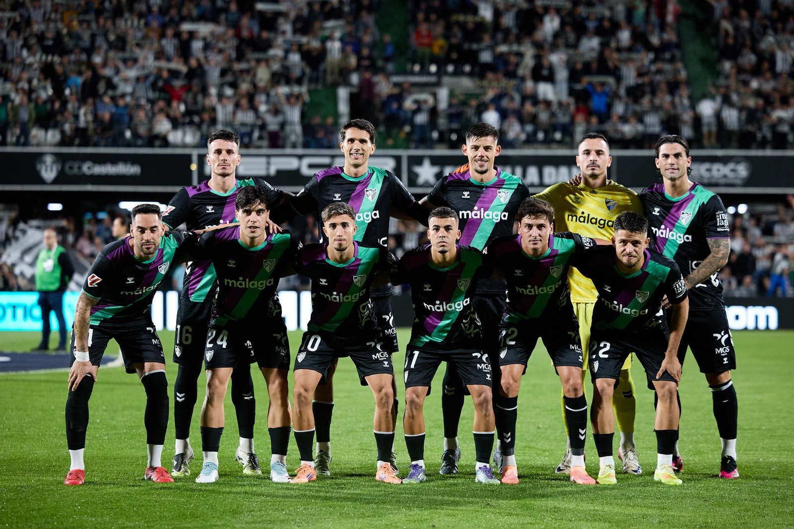El once en el Castellón-Málaga CF