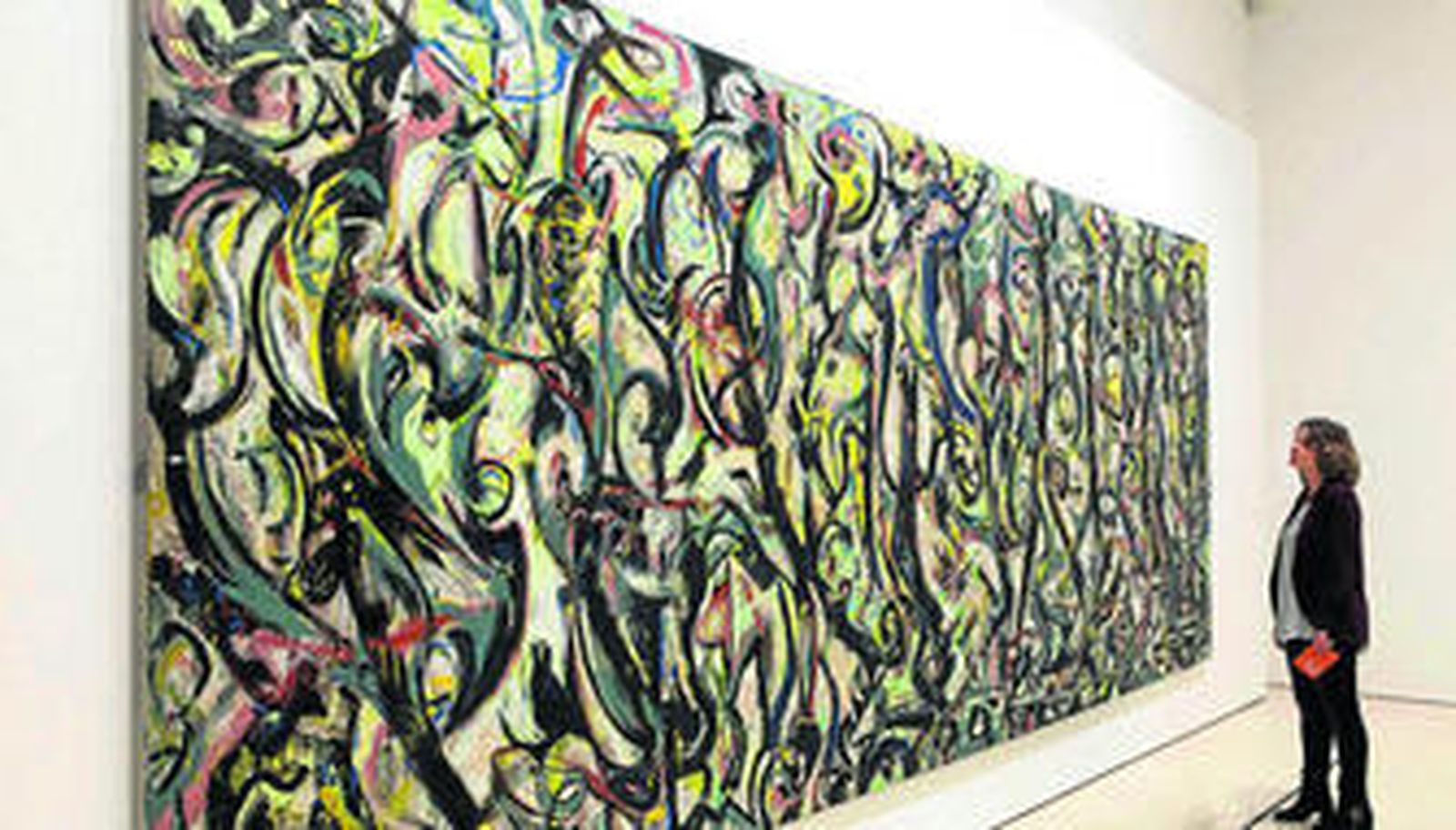 1. El fabuloso 'Mural' de Pollock, que se puede ver en Málaga hasta el 11 de septiembre. 2. La obra 'Otra tormenta', de Lee Krasner, la esposa de Pollock, que dialoga con el 'Mural' en el Picasso. 3. Fotografía de acción de Gjon Mili.