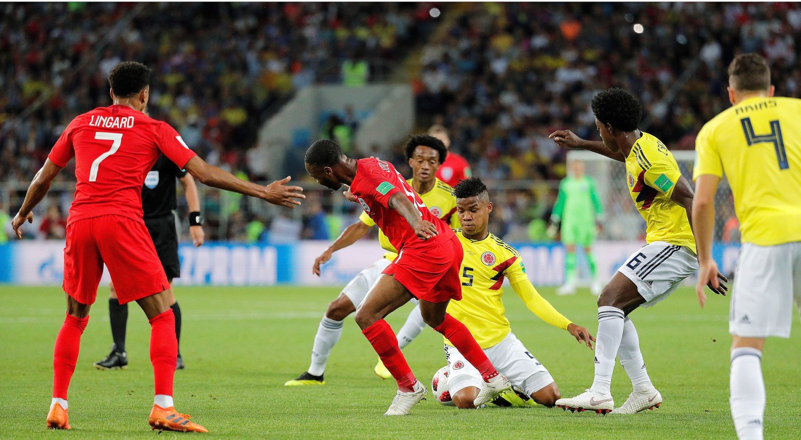 Las imágenes del Colombia-Inglaterra