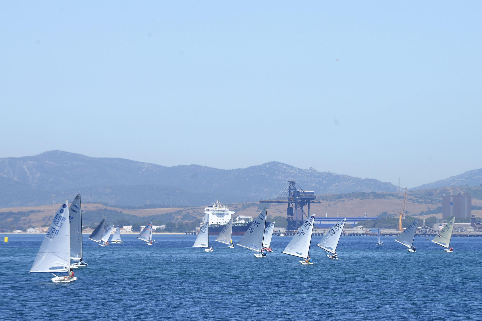 Fotos de la competición de vela en La Linea