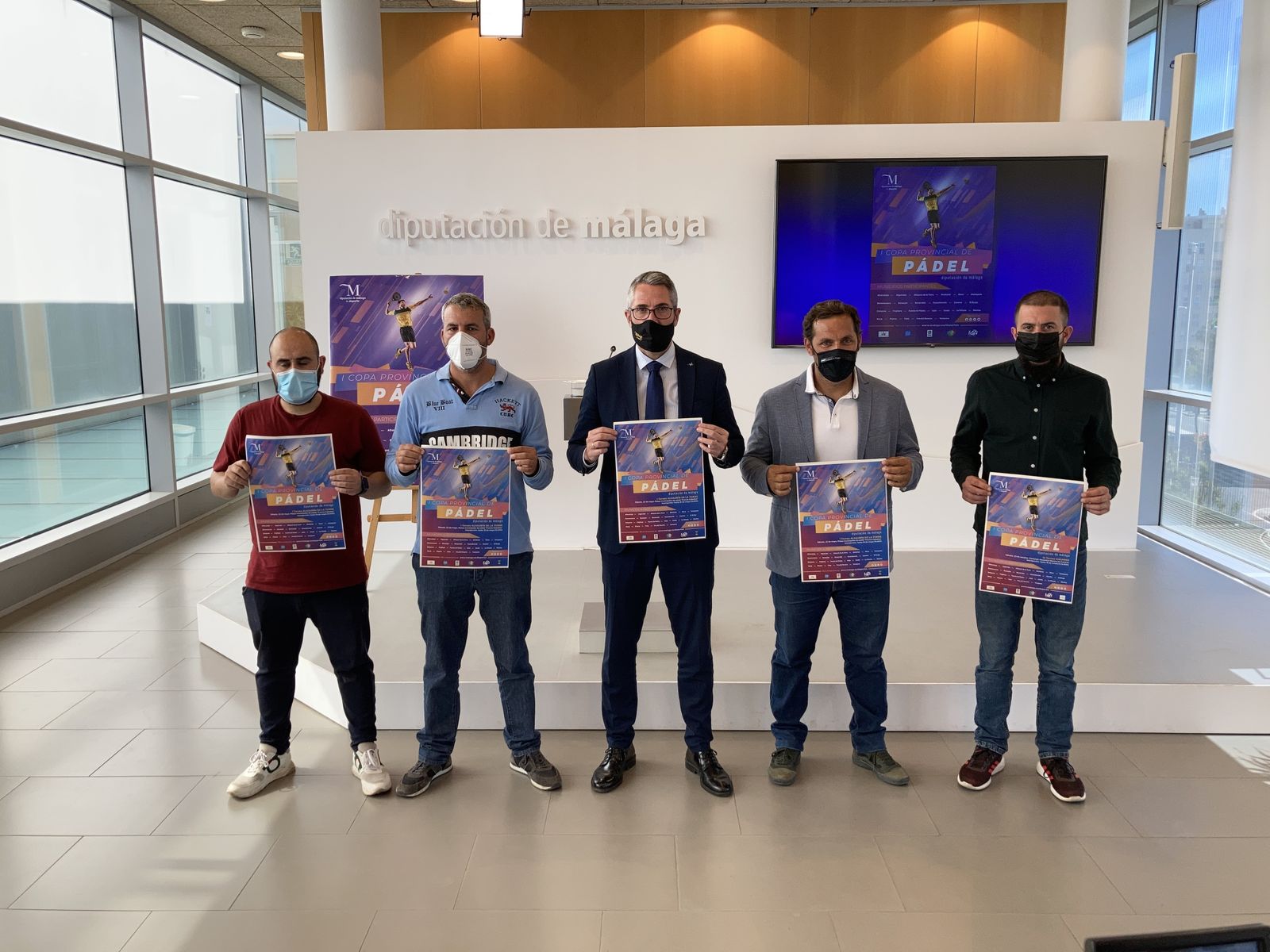 Imagen de la presentación del acto en la Diputación de Málaga.