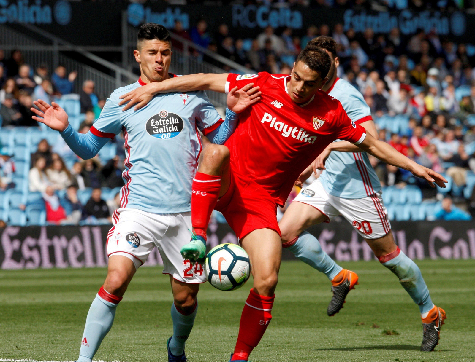 Las imágenes del Celta-Sevilla
