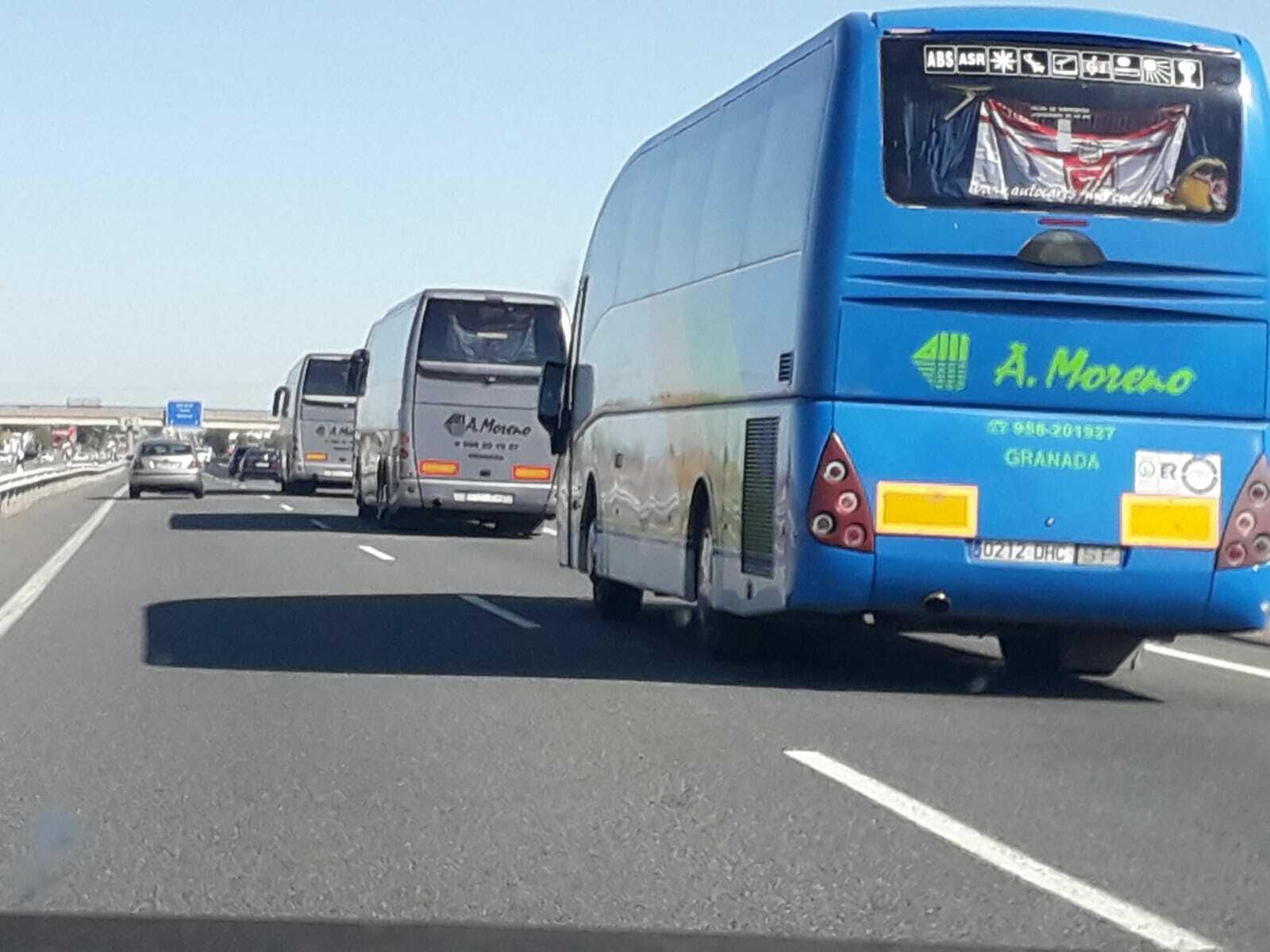 Madrid se tiñe de rojiblanco en la previa del Real Madrid-Granada CF