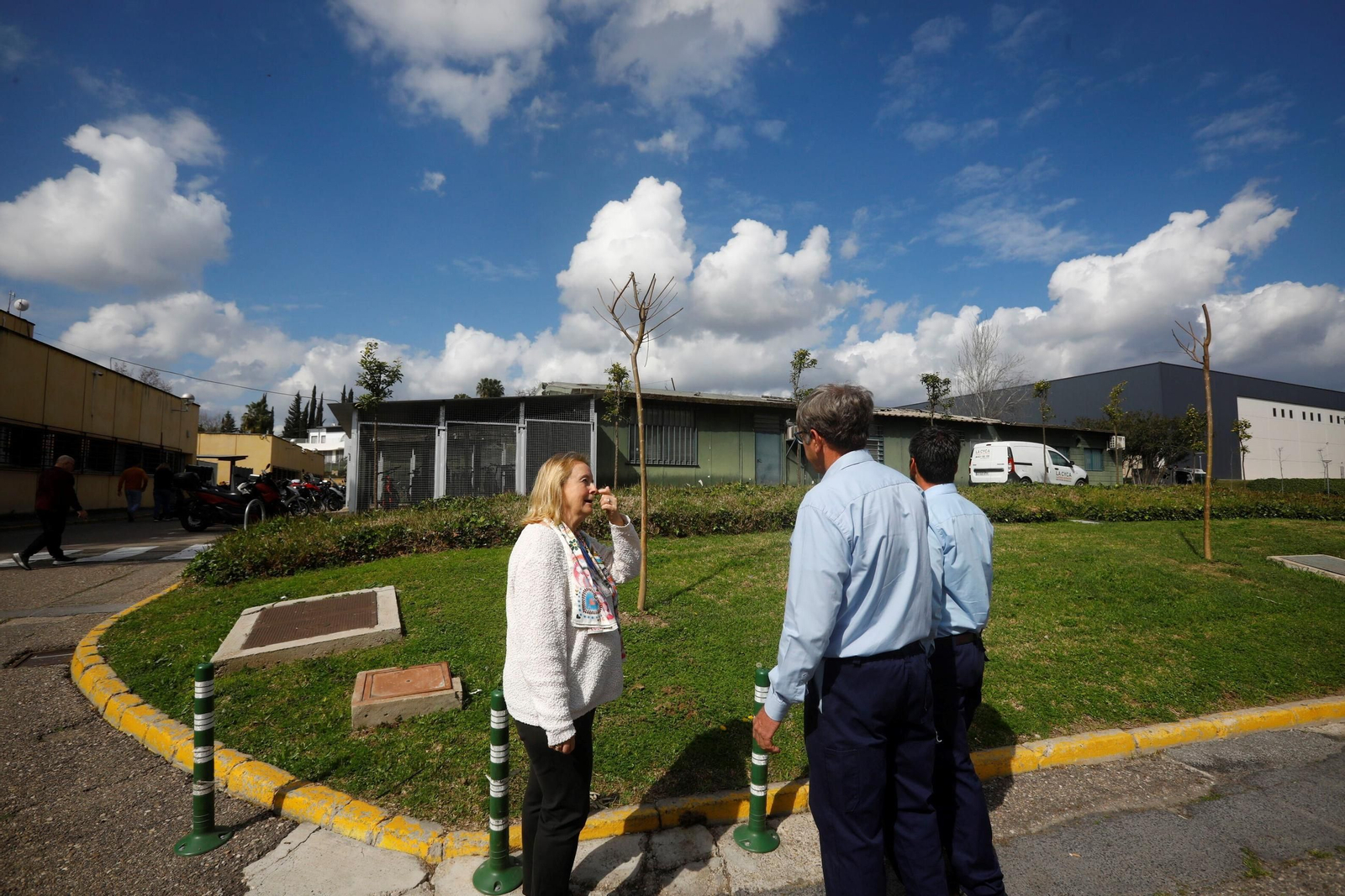 Las zonas verdes repobladas del Hospital Reina Sofía de Córdoba, en imágenes