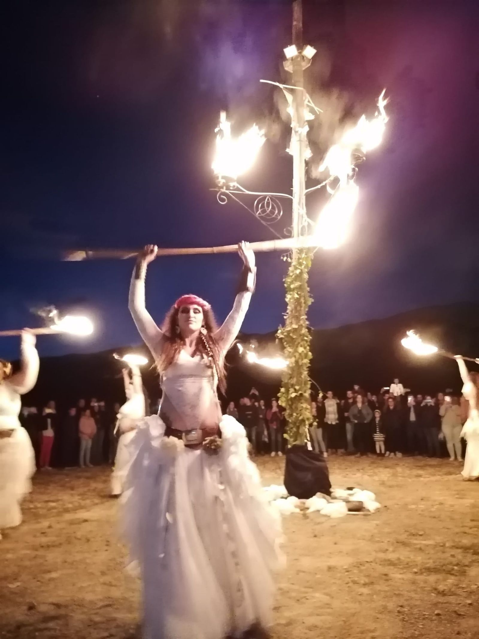 Pasacalles con el fuego como protagonista.