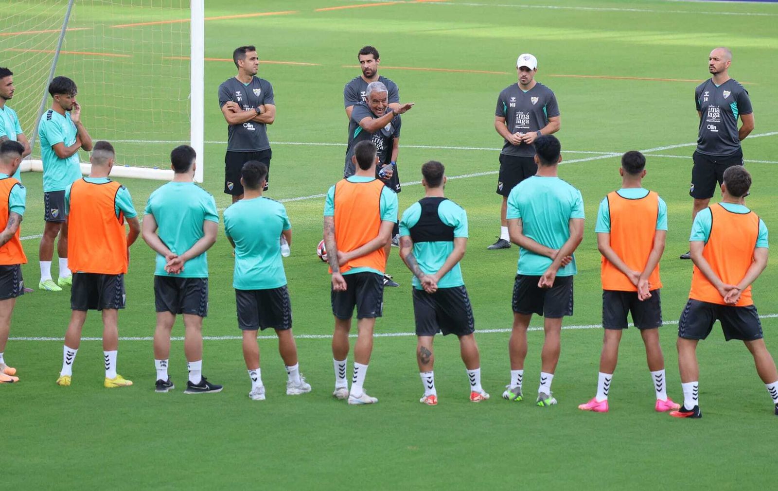Las fotos del Málaga ultimando su cita con el Recreativo Granada