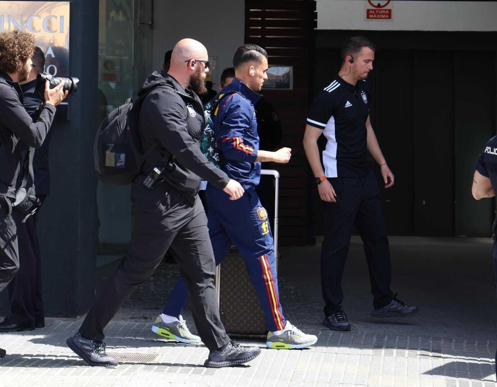 España ya está en Málaga para jugar ante Noruega