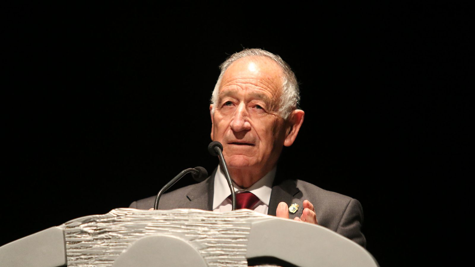Gabriel Amat, durante su discurso.